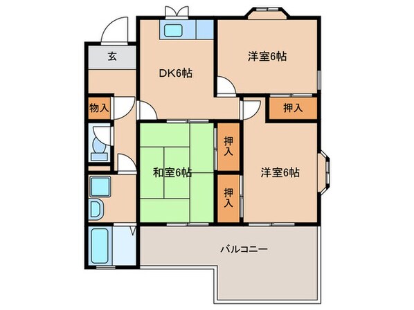 レックスさくら第2ビルの物件間取画像